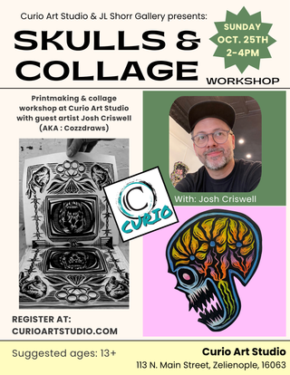 Collage & Skulls: A Creepy Collage Workshop